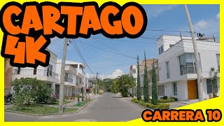 CARTAGO 4k  Recorrido por la carrera 10 [upl. by Eterg594]