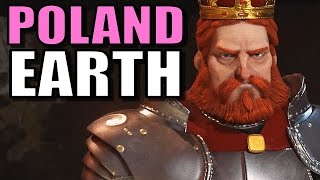 Civ 6 Poland Gameplay True Start Earth Location Map Let’s Play Civilization 6 Poland  Part 6 [upl. by Ahsined]