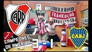 River 3 Boca 1  Reacciones de un Hincha de River  Final Copa Libertadores 2018 Madrid [upl. by Xyla]