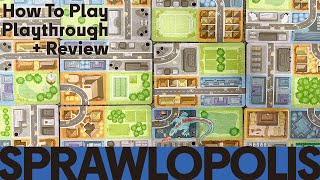 Sprawlopolis  How to Play Playthrough amp Review [upl. by Odnaloy]