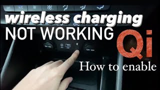 Wireless Charging not working Hyundai Tucson  How to enable wirelesscharging hyundaitucson [upl. by Gilda]