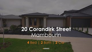 20 Corandirk Street Mambourin  Property Walk Thru Video  Hodges Werribee [upl. by Euqininod183]