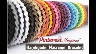 How To Make Macrame Bracelets  DIY  Handmade Jewellery Ideas  Thread Bracelet Creationampyou [upl. by Dloniger347]