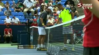 Lukas Rosol freaky backspin winner [upl. by Monica]