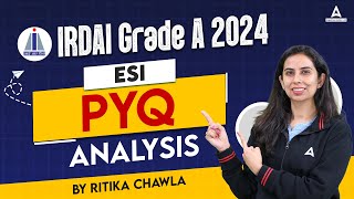 IRDAI Grade A 2024  IRDAI Grade A ESI Previous Year Question Paper  ESI by Ritika Chawla [upl. by Mychael]