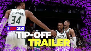 NBA TipOff Trailer  NBA 2K24 [upl. by Nakashima]