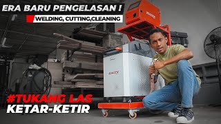 Mesin Las Masa Depan  Nyobain Kualitas Mesin Laser Welding Daiden [upl. by Hedveh]