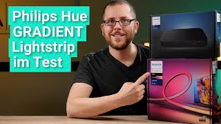 AMBILIGHT zum NACHRÜSTEN  Philips Hue Play GRADIENT LIGHTSTRIP im TEST amp VERGLEICH zu DreamScreen [upl. by Arleyne]