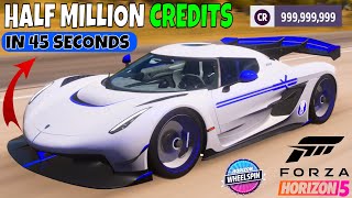 Forza Horizon 5 Money Glitch Half a Million Credits Every 45 Seconds SEPTEMBER 2023 [upl. by Eisinger]