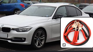 Jak odpalić awaryjnie BMW F30 z kabli rozruchowych boostera odpalanie awaryjne [upl. by Yates742]