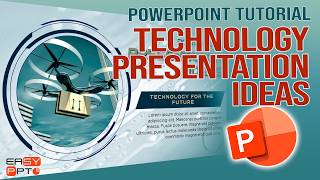 POWERPOINT TUTORIAL  TECHNOLOGY PRESENTATION IDEAS  IDEIA DE APRESENTAÇÃO DE SLIDE PARA TECNOLOGIA [upl. by Malkah35]