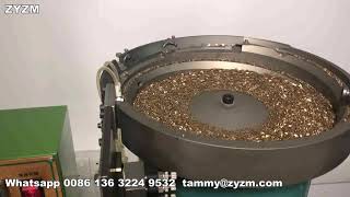 How zipper making  Metal Particle Teeth Assembly Machine form ZHENYU [upl. by Aneetsirhc]