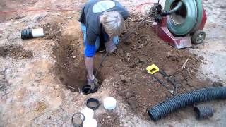 How To Find And Repair Broken French Drain Pipe  DIY [upl. by Amapuna644]