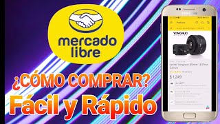 Cómo Comprar en Mercado Libre App Rápido Fácil y Seguro [upl. by Fattal]