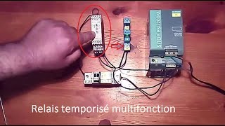 Formation électricité industrielleFrançais relais temporisé multifonction [upl. by Mauro]