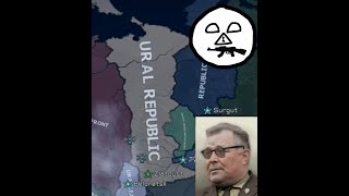 Zlatoust Balkanizes Central Siberia Hearts of Iron IV The New Order Timelapse [upl. by Mcfadden]