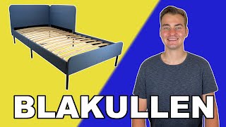 BLAKULLEN Bed Frame with Corner Headboard IKEA Tutorial [upl. by Notlef419]