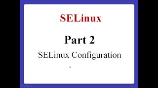 SELinux on CentOS 64  part 22 [upl. by Fulbright]