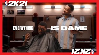 NBA 2K21 Everything is Dame Current Gen Cover Athlete [upl. by Lynna]