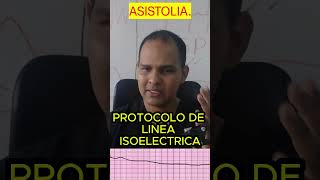 ASISTOLIAPROTOCOLO DE LINEA ISOELECTRICAFACIL DE APRENDER infartodemiocardio medstudent [upl. by Borrell]