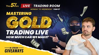 Mastering Gold XAUUSD Live Trading Mondays  The5ers Live Trading Room [upl. by Danaher828]