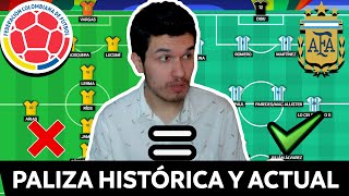 COLOMBIA X ARGENTINA⚡MANO a MANO de NÓMINAS y PARTIDOS HISTÓRICOS🔥FECHA 8 ELIMINATORIAS UNITED 2026🔥 [upl. by Morice]