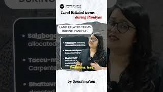 Land Related Terms during Pandyas  History Keyterm Series  UPSC [upl. by Assilem]