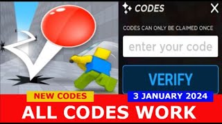 NEW UPDATE CODES NewYear Death Ball ROBLOX  LIMITED CODES TIME  0132024 [upl. by Litta]