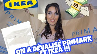 ON A DÉVALISÉ PRIMARK ET IKEA  ON A ENFIN NOTRE NOUVELLE TABLE BASSE [upl. by Chicoine214]