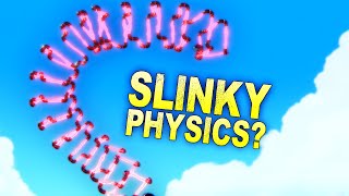 I Tried To Build A Slinky But I Probably Shouldnt Have [upl. by Fugazy]