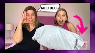 MINHA MÃE ABRINDO E AVALIANDO MINHAS COMPRAS INÚTEIS  Luiza Vinco [upl. by Little]