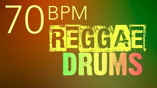 70 BPM  Reggae Drum Track [upl. by Namilus]