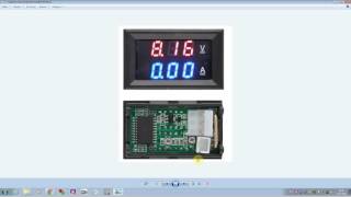 Китайский DC 0100V 010A LED Digital Voltmeter Amperemeter [upl. by Kerrison235]