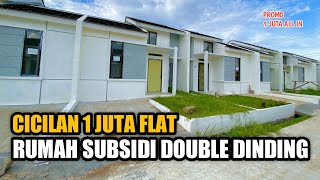 SUMPAH INI RUMAH MURAH CICILAN CUMA 1 JUTA FLAT SAMPAI LUNAS [upl. by Spearman]