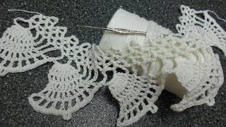 Campanitas para navidad Crochet [upl. by Esialb]