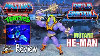 Masters of the Universe Origins Turtles of Grayskull Heman Figure Review with Parts swapping [upl. by Arihsay282]