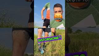 Distorsione alla caviglia trailrunning sterrato running [upl. by Atronna]