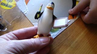 Penguins of Madagascar  Rico amp Kowalski toy by Spiderman Jerry [upl. by Dnalrag505]