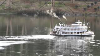 Maiden Voyage of my model Sternwheeler Liberty Belle [upl. by Aidualk760]