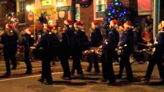 Asheboro High school Marching Band Christmas parade 2013 [upl. by Cathrine]