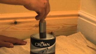 How to Prime and Undercoat Wood Skirting [upl. by Hayifas331]