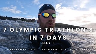 7 Olympic Triathlons in 7 days  Day 1 [upl. by Gordon133]