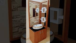 2024 Latest Modern Wash Basin Cabinet Design Kerala Home interior [upl. by Couhp]