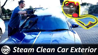 Steam Clean a Car Exterior  HowTo [upl. by Yenruogis51]