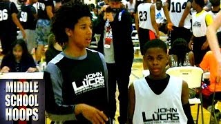 Chase Adams vs Tyger Campbell 2014 John Lucas Camp  Top Point Guards in Country [upl. by Allicserp]