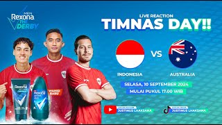 THE DERBY S2 EPS 24 LIVE REACTION TIMNAS  INDONESIA VS AUSTRALIA [upl. by Aggie]