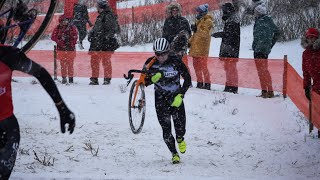 RaceDay Owocowy Przełaj 2022  czyli jak pogoda zaskoczyła rowerowców  Winter Cyclocross Race [upl. by Lenej]