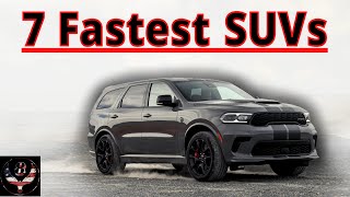 7 Fastest 060 American SUVs [upl. by Ube148]