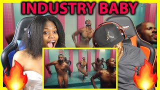 Lil Nas X Jack Harlow  INDUSTRY BABY Official Video REACTION [upl. by Leak]