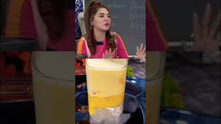 🥭😮Natasha ne bani yummy 😋 drink 🍷how to make mango 🥭 drink shorts youtubeshorts viralvideo [upl. by Lindi430]